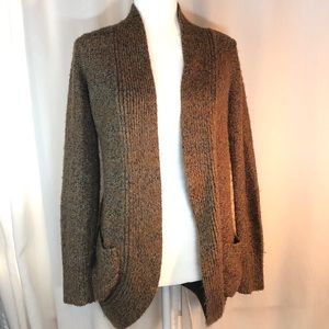 Brown pocket cardigan